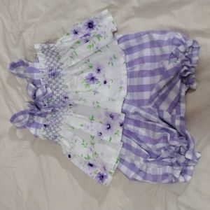 Koala Baby girls 3-6 month checkered set